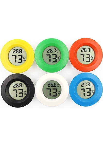 Beyaz Mini LCD Dijital Termometre Higrometre Buzdolabı Dondurucu Test Cihazı Sıcaklık Nem Ölçer Dedektörü Thermograph Pet Oto Araba (Yurt Dışından) fiyatları