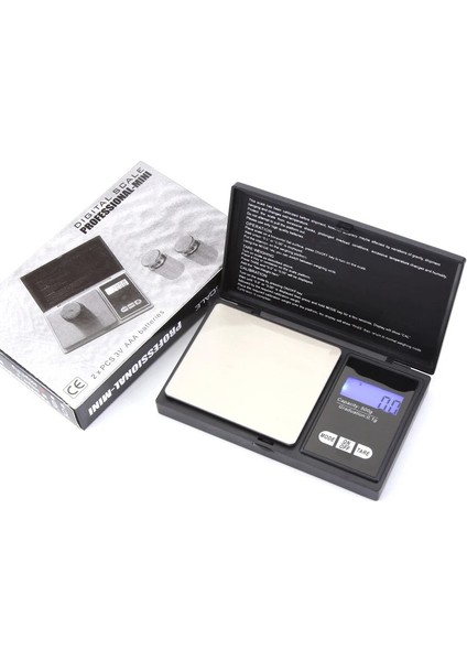 1000G 0.1g Mini Hassas Takı Ölçeği Elektronik Cep Terazileri Dijital Altın Gram Ağırlık Dengesi Aracı LCD Arka Işık 0.01G Taşınabilir Terazi (Yurt Dışından)