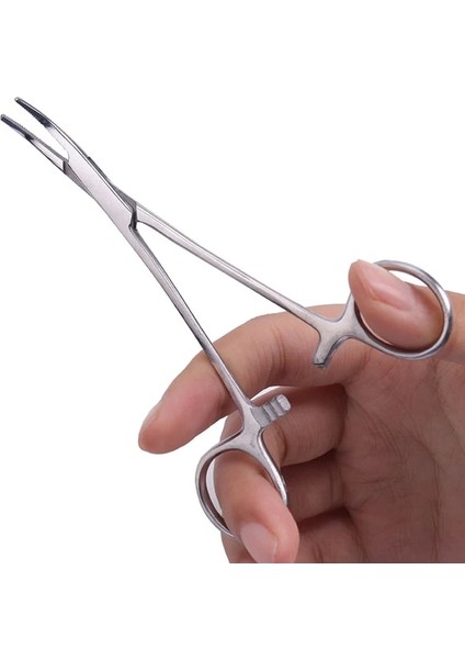 Kavisli 1 Adet Hemostatik Forseps 12.5 cm El Aleti Evcil Hayvan Saç Kelepçesi Balıkçılık Kilitleme Pensesi Epilasyon Araçları Kavisli/düz Uç (Yurt Dışından)