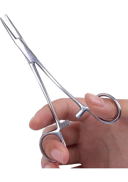 Kavisli 1 Adet Hemostatik Forseps 12.5 cm El Aleti Evcil Hayvan Saç Kelepçesi Balıkçılık Kilitleme Pensesi Epilasyon Araçları Kavisli/düz Uç (Yurt Dışından) fiyatları