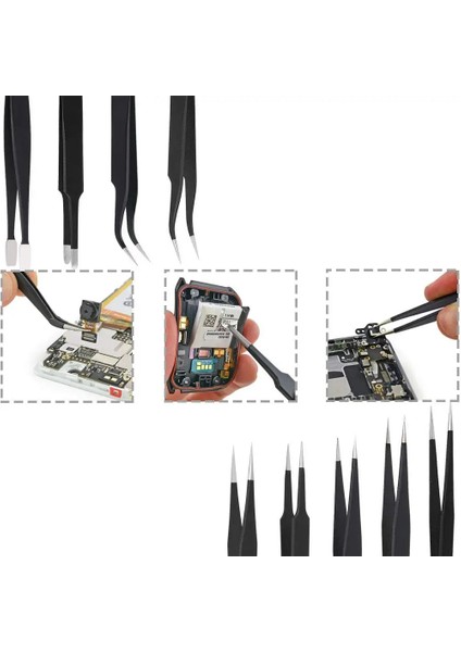 Esd-14 Esd Anti-Statik Cımbız Paslanmaz Çelik Bakım Araçları Endüstriyel Hassas Kavisli Düz Cımbız Tamir Araçları (Yurt Dışından) fırsatları