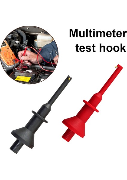 1 Çift Test Kanca Klip Multimetre Test Uzatma Probu Açıklık 4mm Multimetre Test Probu Kanca Elektrikli El Aletleri (Yurt Dışından)
