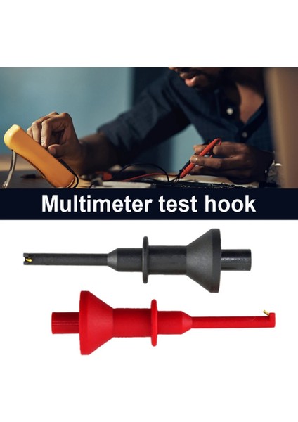 1 Çift Test Kanca Klip Multimetre Test Uzatma Probu Açıklık 4mm Multimetre Test Probu Kanca Elektrikli El Aletleri (Yurt Dışından) fiyatları