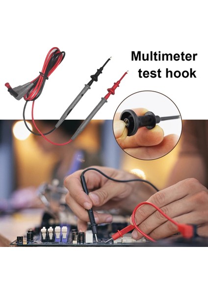1 Çift Test Kanca Klip Multimetre Test Uzatma Probu Açıklık 4mm Multimetre Test Probu Kanca Elektrikli El Aletleri (Yurt Dışından) modelleri
