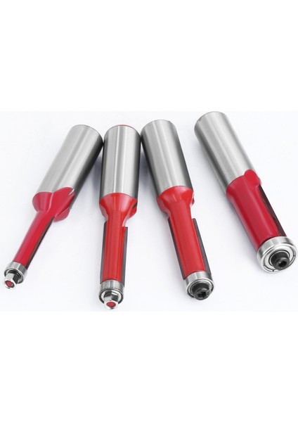 No9 1/2 "12MM Ahşap Yönlendirici Bit Sonu Çift Flüt Bilyalı Rulman Gömme Yönlendirici Bit Düz Şaft Trim Ahşap Freze Kesiciler Ağaç Işleme Için (Yurt Dışından)