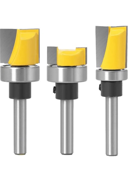 V. Kanal Açma 6.35X12.7 1/4 "6mm Shank Desen Bit Gömme Trim Bit Düz Bit Rulman Menteşe Zıvana Açma Yönlendirici Bit Ahşap Giyotin Kesici (Yurt Dışından) fırsatları