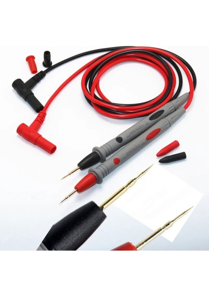 Sivri 1000V 20 A 1 Çift Evrensel Dijital 1000V 10A 20A Ince Uçlu Iğne Multimetre Çoklu Metre Test Kurşun Probu Tel Kalem Kablo Multimetre Test Cihazı (Yurt Dışından)