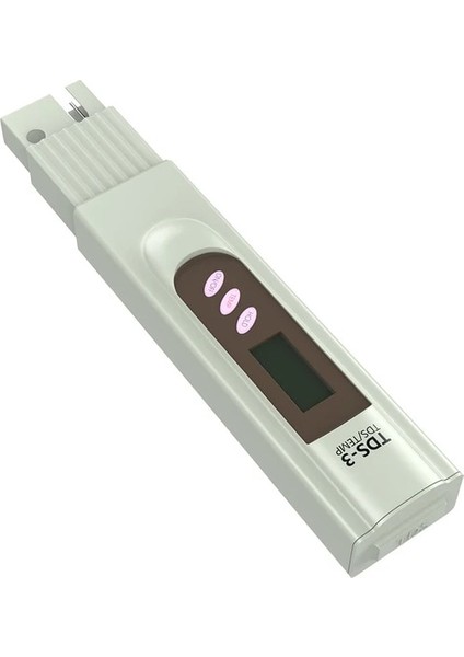 Beyaz Dijital Tds Metre 0~9990MG/L(PPM) Su Kalitesi Tds Ppm Test Cihazı Tuzlu Su Testi Için Havuz Suyu Saflık Monitörü Otomatik Temperleme (Yurt Dışından)