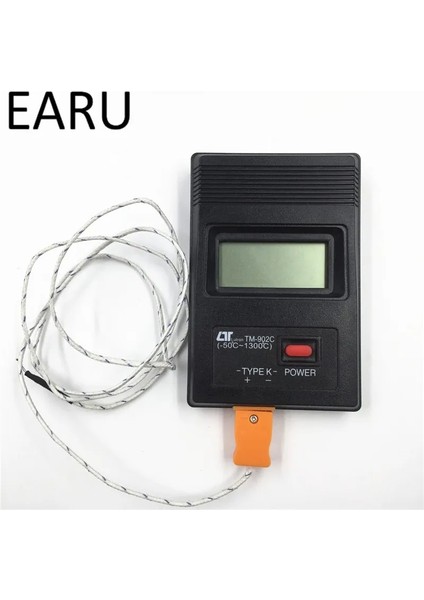 3m TM-902C Siyah K Tipi Dijital LCD Sıcaklık Dedektörü Termometre Endüstriyel Termodetektör Metre + Termokupl Probu (Yurt Dışından)