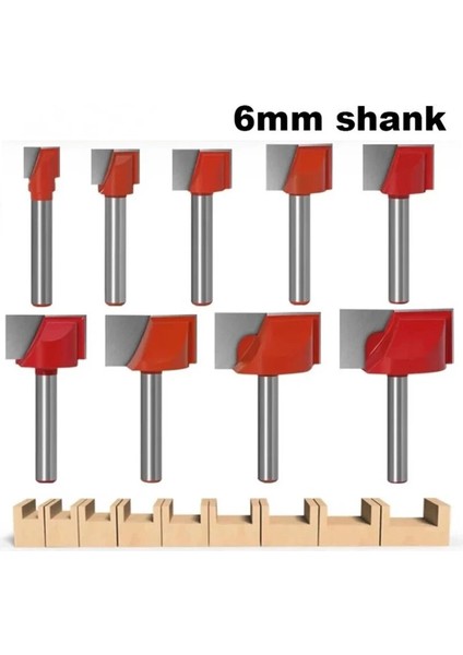 6X16MM 6mm Shank Yüzey Planya Alt Temizleme Ahşap Freze Cnc Kesici Gravür Bıçağı Yönlendirici Bit Ağaç Işleme Aleti 10-32MM (Yurt Dışından) fiyatları