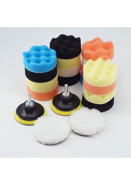 3 Inç 8 Adet Araba Parlatma Süngeri Pedleri Kiti Çizikleri Kaldırır Tampon Kiti Arabalar Için Parlatma Makinesi Balmumu Pedleri Parlatma Pedi Araba Temizleme Araçları (Yurt Dışından) fiyatları