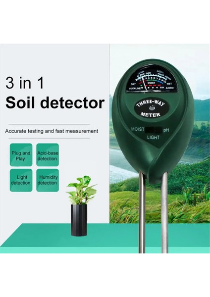 3 In 1 Toprak Su Nem Ph Ölçer Asitlik Nem Güneş Işığı Işığı Ph Testi Bahçe Çiçekleri 3 In1 Nem Sensörü Test Cihazı Test Cihazı (Yurt Dışından) modelleri