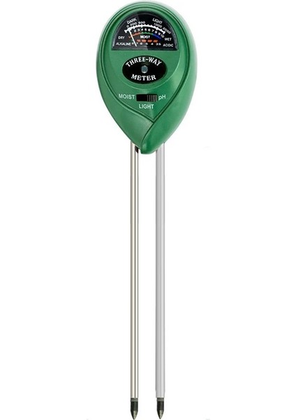 3 In1 Toprak Su Nem Ph Ölçer Asitlik Nem Güneş Işığı Işığı Ph Testi Bahçe Bitkileri Çiçekler Nem Test Cihazı (Yurt Dışından)