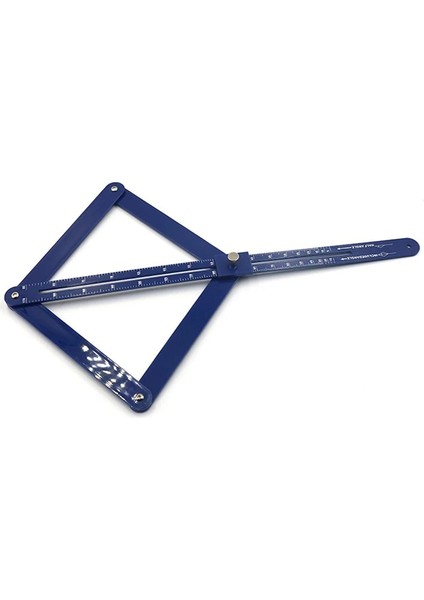 Mavi Çok Fonksiyonlu Iletki Köşe Açı Ölçer Aracı Kare Iletki Ağaç Işleme Modeli Zanaat Kare Ağaç Işleme Aleti (Yurt Dışından) fırsatları
