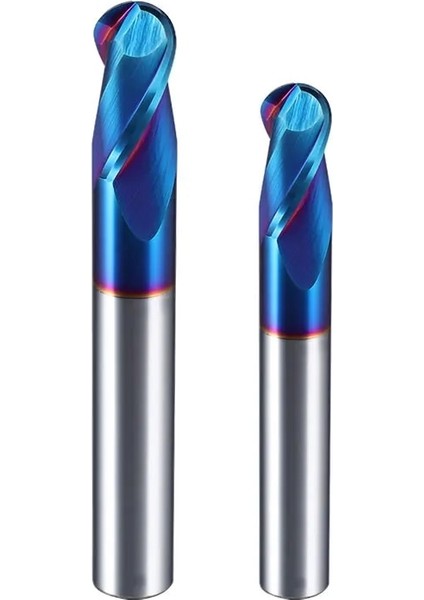 R2X4DX50L Gutong HRC45 55 65 2 Flüt Bilyalı Uçlu Değirmen Tungsten Karbür Kesici Cnc Router Bit Freze Aracı R0.5 6mm 8mm 10MM Metal Freze (Yurt Dışından) indirimleri