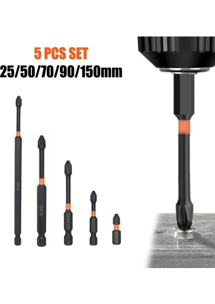5 Adet Ph2 65MM Manyetik Özel Çapraz Tornavida Bit Somun Sürücüleri Fph1 Fph2 Fph3 Özel Ternevis Soket Anahtarı Elektrikçi Güç Aracı (Yurt Dışından)