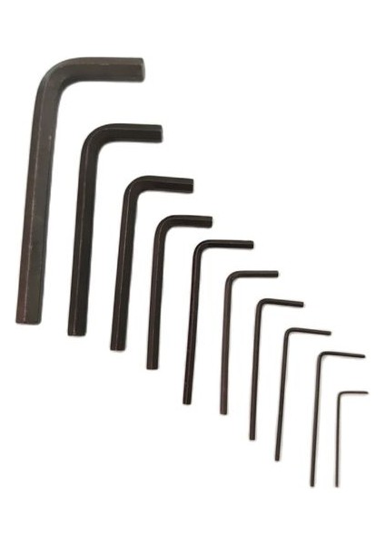 Siyah 6mm 1 Adet Allen Anahtarı L Şekilli Gümüş Siyah Altıgen Altıgen Anahtar Allen Anahtarı 0.9mm 1.27MM 1.5mm 2mm 2.5mm 3mm 4mm 5mm 6mm 8mm (Yurt Dışından)