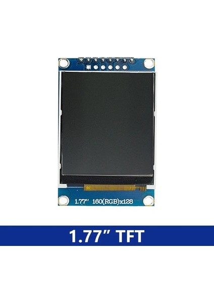 1.77 Tft Tft Ekran 0.96/1.3/1.44/1.77/1.8/2.0/2.4/2.8 Inç IPS 7p Spı Hd 65K Tam Renkli LCD Modülü ST7735 Sürücü Ic 80*160 Arduino Için (Yurt Dışından)