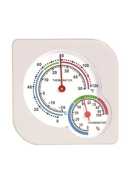 Beyaz Fahrenheit Mini Dijital Kapalı Uygun Sıcaklık Nem Ölçer Termometre Higrometre Ölçer Fahrenheit Santigrat (Yurt Dışından)