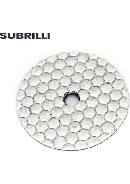 Grit 30 Subrıllı 1 Adet 3 Inç Elmas Parlatma Tekerleği Kuru Islak Taşlama Diski Grit 30-3000 Granit Mermer Beton Için Aşındırıcı Cila Pedi (Yurt Dışından)