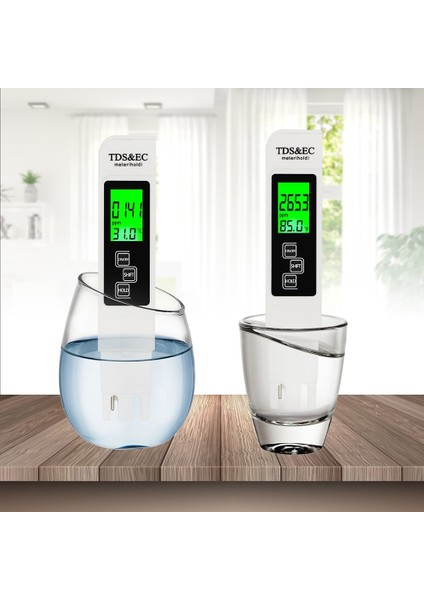 Dijital Su Kalitesi Test Kalemi Ec Tds Test Cihazı Ph Ölçer Su Sertlik Aletleri Saflık Test Aracı Içme Suyu Akvaryumları Için (Yurt Dışından) fiyatları