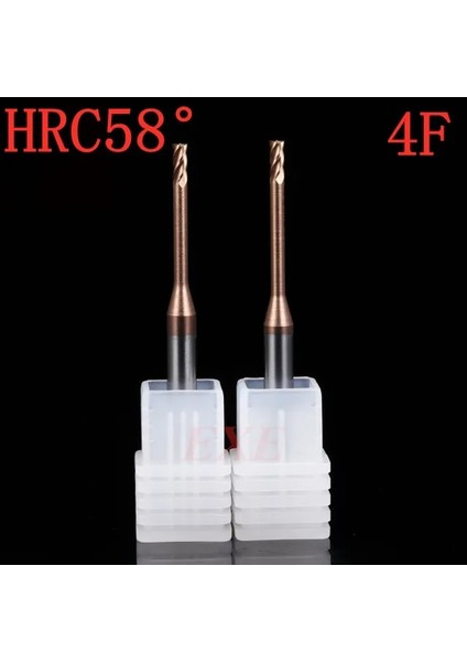 1R0.2X4DX50L-10 HRC58 -4f Cnc 4 Flüt Yuvarlama Uçlu Değirmen Yüzey Tabanlı Derin Oluk Kesici Düz Uçlu Frezeler Uzun Boyunlu Derin Oluk Karbür Freze Kesici (Yurt Dışından)