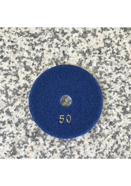 50 1 Adet 4 Inç Elmas Parlatma Pedi Islak Mermer Granit Beton Tezgah Fayans Zemin Aşındırıcı Daire Naylon Tekerlek Zımpara Pedi (Yurt Dışından)