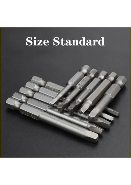 65MM Sq3 50MM 65MM Kare Elektrikli Tornavida Uçları S2 Çelik 1/4 "ınç Hex Shank Manyetik Tornavida Seti Matkap Seti Alet Takımı Kafa (Yurt Dışından) modelleri