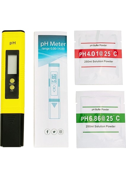 Sarı Kutu ile Ph Ölçer 0.01 Yüksek Hassasiyetli Su Kalitesi Test Cihazı 0-14 Ölçüm Aralığı ile Uygun Akvaryum Yüzme Havuzu (Yurt Dışından) fiyatları