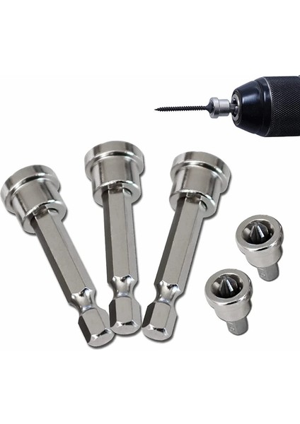 5 Adet 25MM 25/50MM Manyetik Konumlandırma Tornavida Uçları 1/4 Inç Ağaç Işleme Vidası Hex Shank Konumlandırma Bit Toplu Kafa Araçları Alçıpan (Yurt Dışından) fiyatları