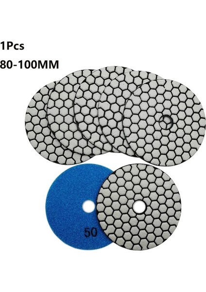 1500,1 Adet 4 Inç 80-100MM Kuru Esnek Elmas Granit Parlatma Pedi Keskin Tip Mermer Taş Zımpara Kuvars Çakıl Polimento Araçları 1 Adet (Yurt Dışından)