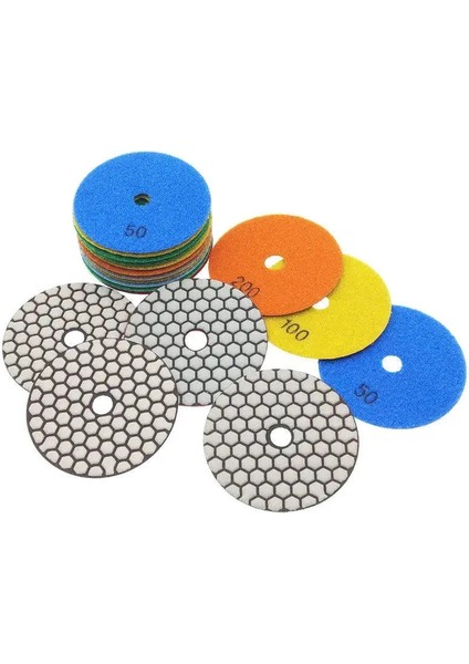 1500,1 Adet 4 Inç 80-100MM Kuru Esnek Elmas Granit Parlatma Pedi Keskin Tip Mermer Taş Zımpara Kuvars Çakıl Polimento Araçları 1 Adet (Yurt Dışından)