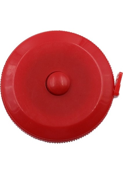 Kırmızı 1.5m 1.5m Yuvarlak Mezura Otomatik Geri Çekilebilir Taşınabilir Mini Bant Yumuşak Ölçüm Bandı Gövde, Dikiş ve Terzi Ölçme Aracı (Yurt Dışından)