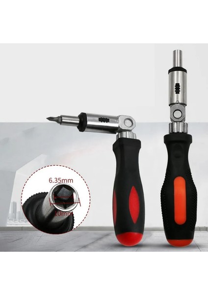 Cırcır Tornavida Cırcır Vida 1/4 Hex Cırcır Bit Kolu Tornavida Sürücü Bakım El Aletleri 6.35MM Cırcır Tornavida Bit Tutucu (Yurt Dışından) fiyatları