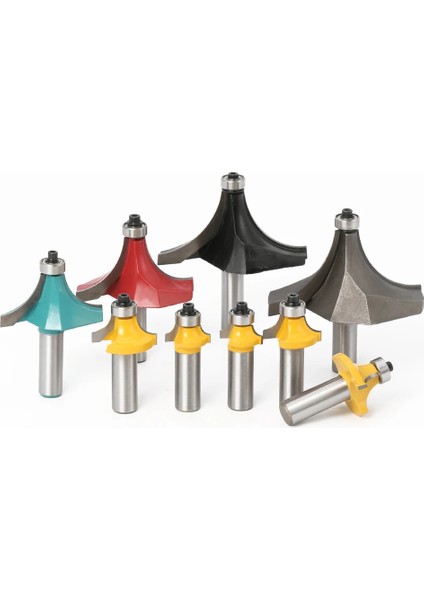 12X19.05 12MM Saplı Köşe Yuvarlak Yönlendirici Bit ile Rulman Freze Kesici Ahşap Ahşap Tungsten Karbür Için (Yurt Dışından) fiyatları