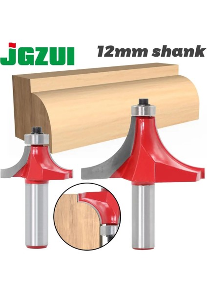 12X19.05 12MM Saplı Köşe Yuvarlak Yönlendirici Bit ile Rulman Freze Kesici Ahşap Ahşap Tungsten Karbür Için (Yurt Dışından) fırsatları