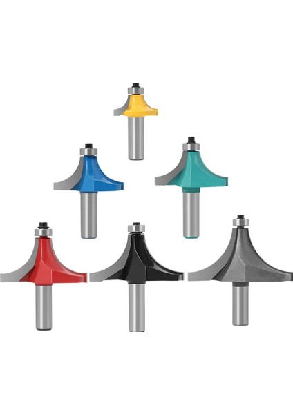 12X19.05 12MM Saplı Köşe Yuvarlak Yönlendirici Bit ile Rulman Freze Kesici Ahşap Ahşap Tungsten Karbür Için (Yurt Dışından) indirimleri