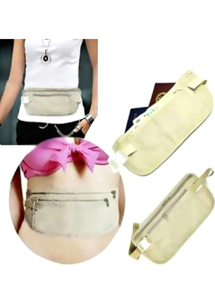 Siyah Seyahat Para Kemeri Rfıd Bel Paketi Koşu Bisiklet Yürüyüş Için Dayanıklı Rahat Hafif Güvenli Gizli Seyahat Çantası (Yurt Dışından) fırsatları