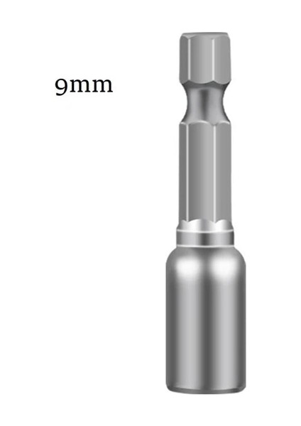 9mm 6-13MM Darbe Soket Manyetik Somun Tornavida 1/4 "hex Shank Elektrikli Matkap Ucu Darbe Sürücüleri Soket Kiti El Aletleri (Yurt Dışından)
