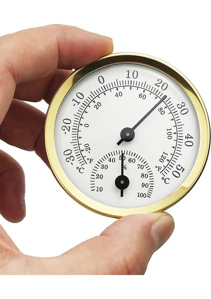 01 Duvara Monte Termometre Higrometre Mini Nem Ölçer Ölçer Odası Ev Taşınabilir Higrometre Hava Istasyonu (Yurt Dışından) modelleri
