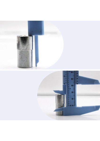 Ddark Mavi 0-150MM Sürmeli Kumpaslar Plastik Çift Kural Ölçeği Derinlik Yükseklik Takı Ölçüm Ölçme Aracı Ağaç Işleme Manuel Aletler (Yurt Dışından) indirimleri