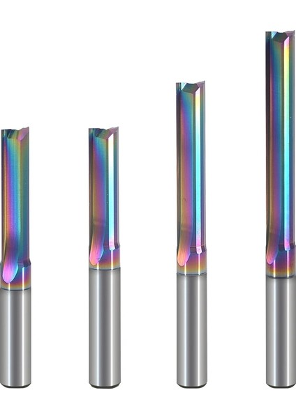 4.0X25X45L 1 Adet 6 8mm Iki Flüt Dlc Kaplama Düz Yuvası Freze Kesicisi Cnc Iki Boyutlu Kesme Aletleri Yönlendirici Bit Ahşap Çalışma End Mill (Yurt Dışından)