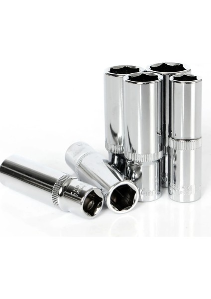 15MM 1 Adet Uzunluk 63MM Altıgen Soket Kol Anahtarı Metrik 3/8 "(9.5mm) Arayüz Soketleri Bit El Aletleri 8MM-24MM (Yurt Dışından)