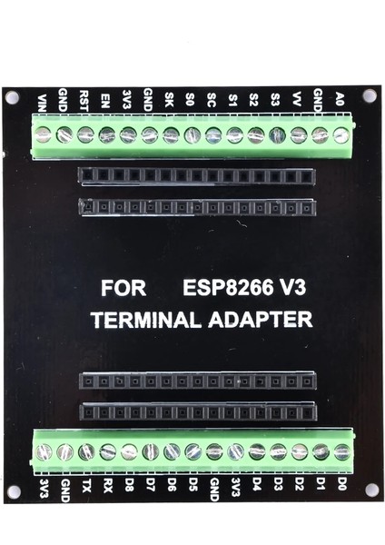 ESP8266 X1PCS Nodemcu V3 ESP8266 ESP-12E Wıfı Geliştirme Kurulu Genişletme Kartı Gpı0 Pimleri Genişletilmiş 1 Ila 2 Modüller Arduino Için Kesme Panosu (Yurt Dışından)