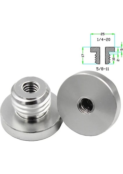 1-4-Inç-Somun 5/8 1/4 3/8 1/8 Inç M8 M10 Adaptör Bağlantı Vidası Prizma Gps Merkezleme Kutup Çubuk Sızdırmazlık Kapağı Haritalama Kaşık Net 1 Adet (Yurt Dışından)