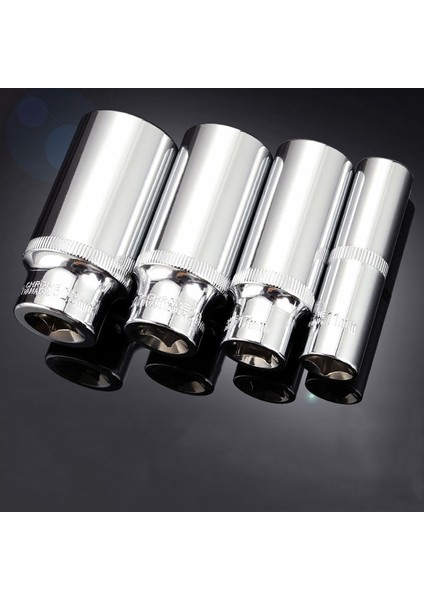 8mm 1 Adet 3/8 "sürücü 6 Noktalı Derin Soket Kafası Crv Hex Metrik Anahtar Soket 64 mm Yüksek Manuel Anahtar Kafası Oto Tamir El Aleti (Yurt Dışından)