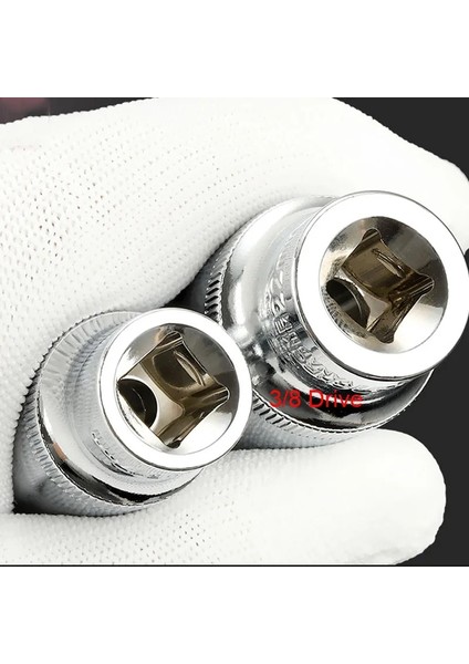 8mm 1 Adet 3/8 "sürücü 6 Noktalı Derin Soket Kafası Crv Hex Metrik Anahtar Soket 64 mm Yüksek Manuel Anahtar Kafası Oto Tamir El Aleti (Yurt Dışından)