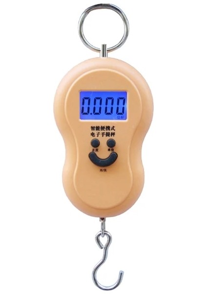 C Haki Taşınabilir 50 kg Dijital Ölçek Balıkçılık Bagaj Seyahat Tartı Steelyard Asılı Elektronik Kanca Ölçeği Ev Mutfak Ağırlık Aracı (Yurt Dışından)