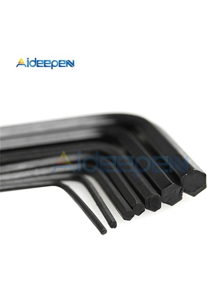 Siyah 7 Adet 0.7/0.9/1.3/1.5/2/2.5/3mm Altıgen Allen Anahtarı Anahtarı Alet Takımı Bisiklet Tamir Araçları El Tamir Araçları 0.7mm-3mm (Yurt Dışından) indirimleri