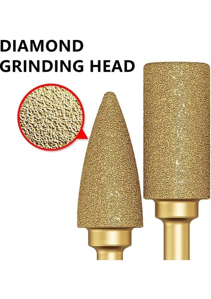 Mermi 8x6 6mm Vakum Kaynaklı Elmas Taşlama Kafası Çapaklar Gravür Matkap Uçları Taş Alaşım Yeşim Soyma Dökme Demir Parlatma Oyma Araçları (Yurt Dışından) fiyatları